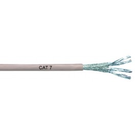 Category 7+  S/FTP 100 Ohm  - Data and computer LAN cable for horizontal installation, tested at 600, 1000 and 1200 MHz