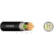 N2XH - Cablu de putere, fara emisii de halogeni (LSZH), cu intarziere la propagarea focului , 0.6/1 kV