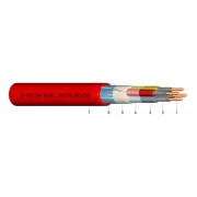 JE-H(ST)H BMK ...Bd FE180 E90 - Halogen free, fire resistant, telecommunication cable with FE180 and E90