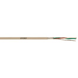 LIY(St)Y  - PVC insulated, screened, data, control and connecting cable