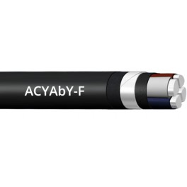 ACYAbY / ACYAbY-F - Low voltage power cable armoured with steel tape and PVC outer sheath (0.6/1 kV)