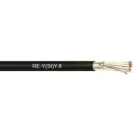 RE-Y(St)Y-fl - Multi-core, PVC insulated, collective screened, PVC sheathed instrumentation cable (300/500 V)