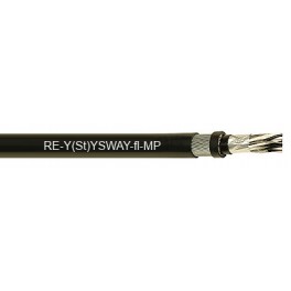 RE-Y(St)YSWAY-fl-MP  - Single & multi-pair, PVC insulated, collective screened, armoured, PVC sheathed cable (300/500 V)