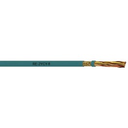RE-2YCY-fl  - Single & multi-pair, PE insulated, collective screened,  PVC sheathed instrumentation cable (300 V)