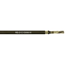 RE-2YCYSWAY-fl - Single & multi-pair, PE insulated, collective screened,  armoured, PVC sheathed instrumentation cable 300 V