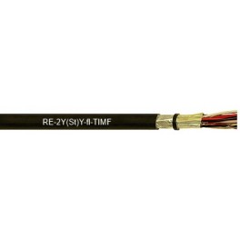 RE-2Y(St)Y-fl-TIMF - Multi-triple, PE insulated, screened, PVC sheathed instrumentation cable (300/500 V)