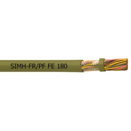 SIMH-FR/PF FE 180  - High temperature operation, twisted pair, fire resistant flexible cable