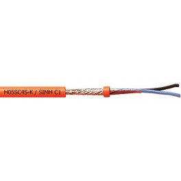 H05SC4S-K / SIMH C1  - High temperature operating, screened, flexible, silicone sheathed connection cable