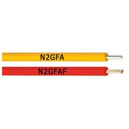 N2GFA / N2GFAF  - Solid or multi wire single core, silicone sheathed cables