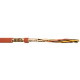 LISH(St)CSH-TIMF SPEC  - High temperature (300° C) operating, halogen free, screened silicone connection cable