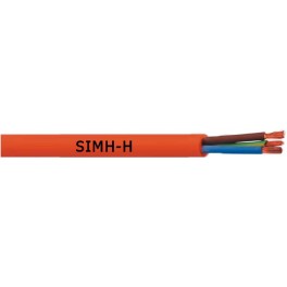 SIMH-H  - Halogen free, flame-retardant, non-corrosive FE 180 silicone cable