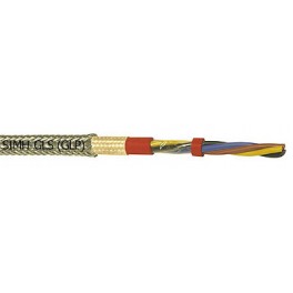 SIMH-GLS (GLP)  - High temperature operating, fiberglass wrapped, armoured silicone cable