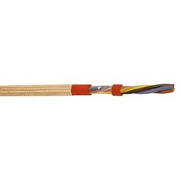 SIHF-GL  - High temperature operating, multi-core, fibreglass braided silicone cable