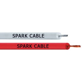 Spark Cable - Single core multi wire conductor, silicone rubber sheathed cable