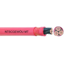NTSCGEWÖU MT  - High mechanical stress resistant power and signalling rubber cable for mobile connections