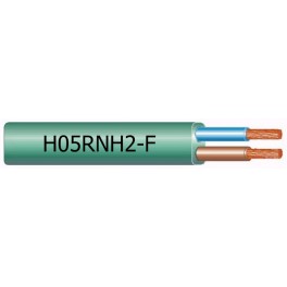 H05RNH2-F  - Flat light-chain rubber cable according to VDE 0282-8