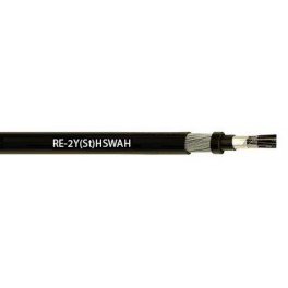 RE-2X(St)HSWAH 90° C  - XLPE insulated, screened, armoured, HFFR sheathed insturmentation and control cables (500 V)