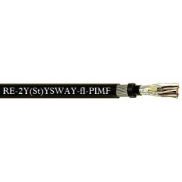 RE-2Y(St)YSWAY-fl-PIMF 70° C - CU/PE/ISCR/OSCR/PVC/SWA/PVC