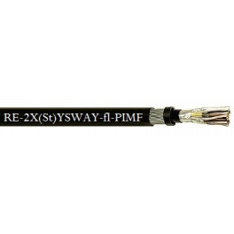 RE-2X(St)YSWAY-fl-PIMF 90° C - CU/XLPE/ISCR/OSCR/PVC/SWA/PVC