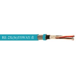 RE-2Y(St)YSWAY-fl &  RE-2X(St)YSWAY-fl - PE and XLPE insulated armoured, PVC sheathed instrumentation cables (300 V)