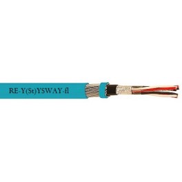 RE-Y(St)YSWAY-fl &  RE-Yw(St)YwSWAYw-fl - PVC insulated, collective screened, armoured, PVC sheathed instrumentation cables