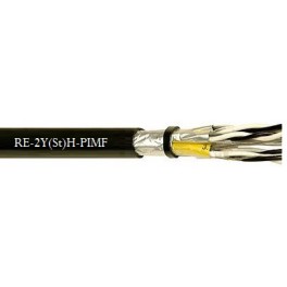 RE-2Y(St)H-PIMF & RE-2X(St)H-PIMF 70°/90° C  - PE & XLPE insulated, screened, HFFR sheathed instrumentation cables (500 V)