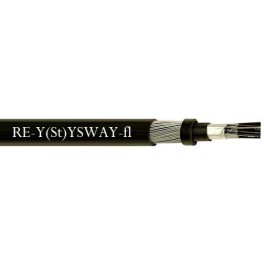 RE-Y(St)YSWAY-fl &  RE-Yw(St)YwSWAYw-fl 70°/105° C - PVC insulated, screened, PVC sheathed instrumentation cables (500 V)