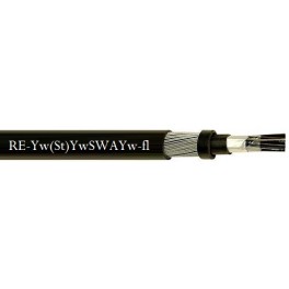 RE-Y(St)YSWAY-fl &  RE-Yw(St)YwSWAYw-fl 70°/105° C - PVC insulated, screened, PVC sheathed instrumentation cables (500 V)