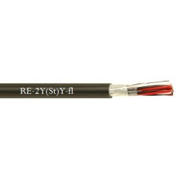 RE-2Y(St)Y-fl & RE-2X(St)Y-fl - PE and XLPE insulated, collective screened, PVC sheathed instrumentation cables