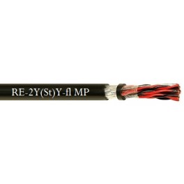 RE-2Y(St)Y-fl & RE-2X(St)Y-fl MP - PE and XLPE insulated, collective screened, PVC sheathed instrumentation cables (500 V)