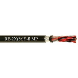 RE-2Y(St)Y-fl & RE-2X(St)Y-fl MP - PE and XLPE insulated, collective screened, PVC sheathed instrumentation cables (500 V)