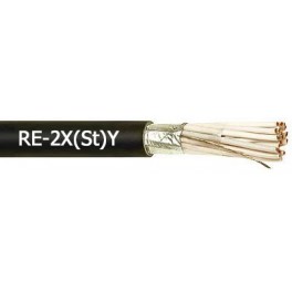 RE-2Y(St)Y / RE-2X(St)Y 70°/90° C - PE/XLPE insulated, collective screened, PVC sheathed instrumentation cables (500 V)