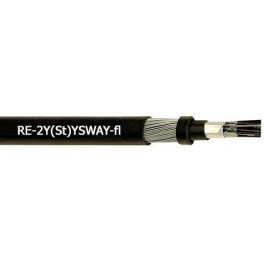 RE-2Y(St)YSWAY-fl & RE-2X(St)YSWAY-fl 70°/90° C   - PE/XLPE insulated, screened, PVC sheathed instrumentation cables (500 V)