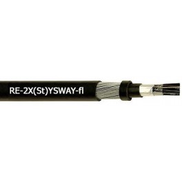 RE-2X(St)YSWAY-fl 90° C - CU/XLPE/OSCR/PVC/SWA/PVC