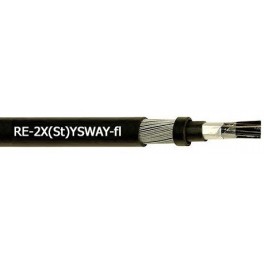 RE-2Y(St)YSWAY-fl & RE-2X(St)YSWAY-fl 70°/90° C   - PE/XLPE insulated, screened, PVC sheathed instrumentation cables (500 V)