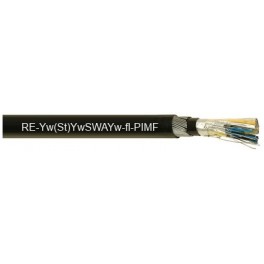 RE-Yw(St)YwSWAYw-fl-PIMF 105° C - CU/PVC/ISCR/OSCR/PVC/SWA/PVC 