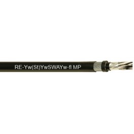 RE-Yw(St)YwSWAYw-fl MP 105° C  - CU/PVC/OSCR/PVC/SWA/PVC 