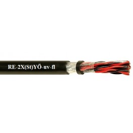 RE-2Y(St)YSWAY-fl & RE-2X(St)YSWAY-fl MP - PE and XLPE insulated, screened, armoured, PVC sheathed instrumentation cables