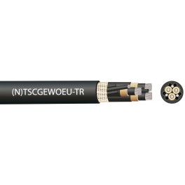 (N)TSCGEWOEU-TR 3.6/6 - 6/10 - 8.7/15 - 12/20 - 14/25 - 18/30 kV  - Rubber insulated and sheathed medium voltage power cable