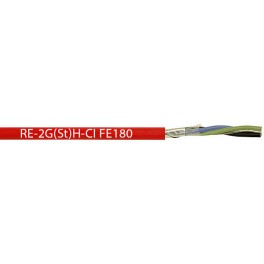 RE-2G(St)H-CI MP FE180 90° C - Silicone insulated, collective screened, HFFR sheathed instrumentation cable (500 V)