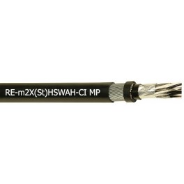 RE-m2X(St)HSWAH-CI MP FE 180  90° C  - CU/mc/XLPE/OSCR/LSZH/SWA/LSZH 