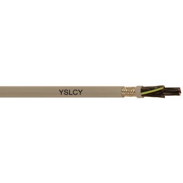 YSLCY - PVC insulated, screened, flexible control cable (300/500 V)