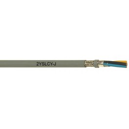 2YSLCY-J      Cablu de alimentare pentru motoare electrice, dublu ecranat,  cu izolatie din PE, 0.6/1 kV