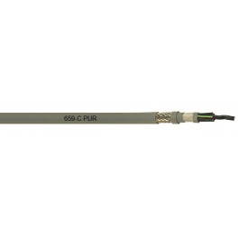 BIRTFLEX 659 C PUR  - PP (polypropylene) insulated, PUR sheathed, flexible, screened, oil resistant control cable (300/500 V)