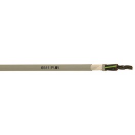 BIRTFLEX 6511 PUR - PVC insulated, PUR (polyurethane) sheathed, extra flexible, oil resistant control cable (300/500 V)